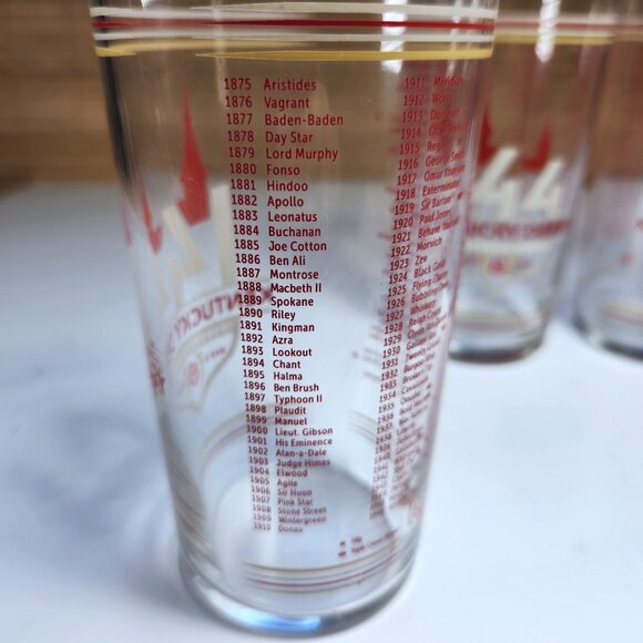 Kentucky Derby Julep Drinking Glasses 144th Churchill Downs 2018 Lot of 4 - Picture 6 of 12
